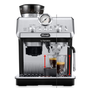 Delonghi La Specialista Arte Compact Manual Bean to Cup Coffee Machine